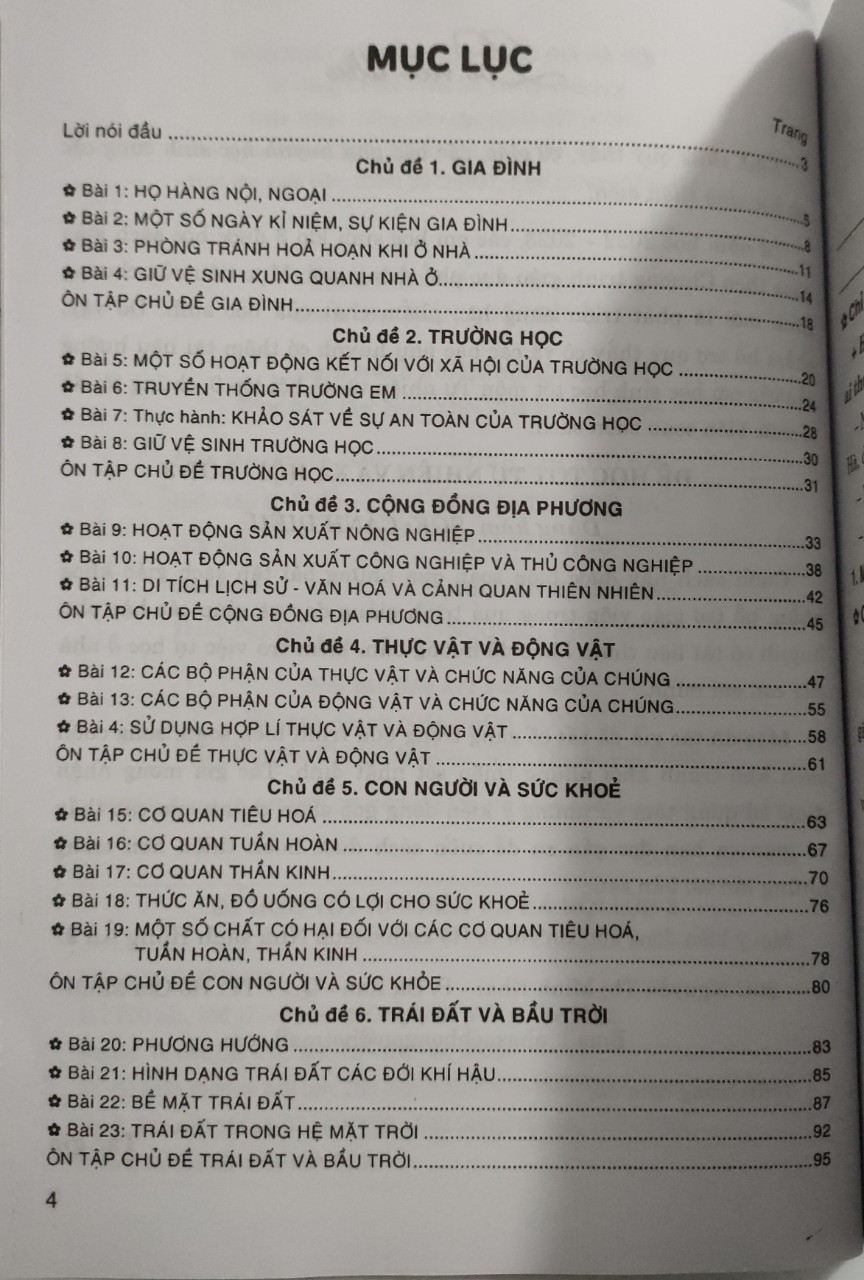 Sách Để học tốt tự nhiên xã hội lớp 3 ( Dùng kèm SGK Cánh diều)