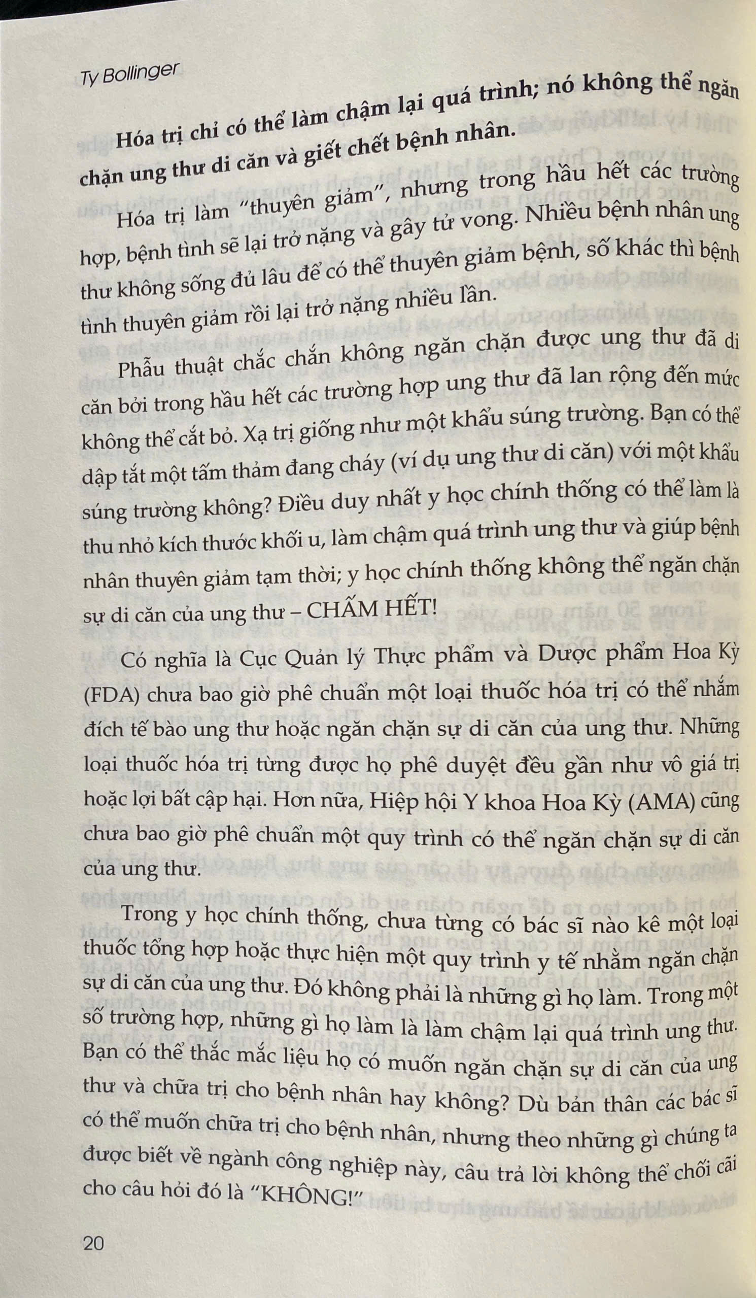 Ung Thư - Sự Thật, Hư Cấu, Gian Lận và Những Phương Pháp Chữa Lành Không Độc Hại