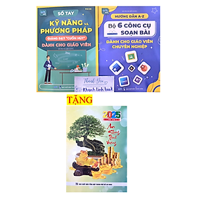 Sách - Combo Sổ tay kỹ năng và phương pháp giảng dạy cuốn hút + Hướng dẫn A - Z Bộ 6 công cụ soạn bài (WU)