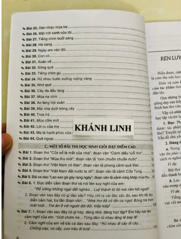 Sách - Cảm Thụ Văn Học Dành Cho Học Sinh Lớp 5