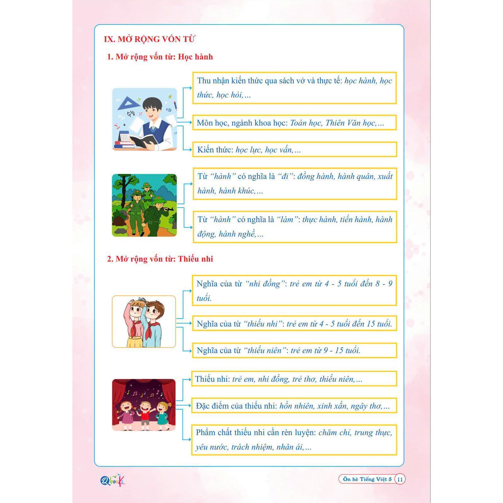 Ôn Hè TIẾNG VIỆT 5 (Chương Trình Mới) - Bản Quyền