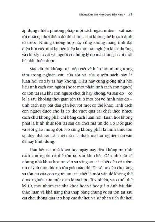 Những Đứa Trẻ Nhớ Được Tiền Kiếp