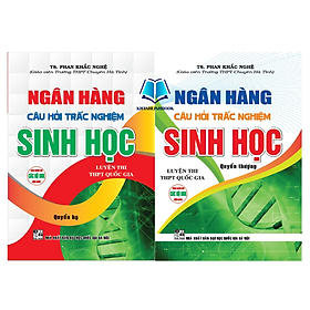 Sách - Combo Ngân Hàng Câu Hỏi Trắc Nghiệm Sinh Học ( Quyển thượng + Quyển Hạ) (HA)