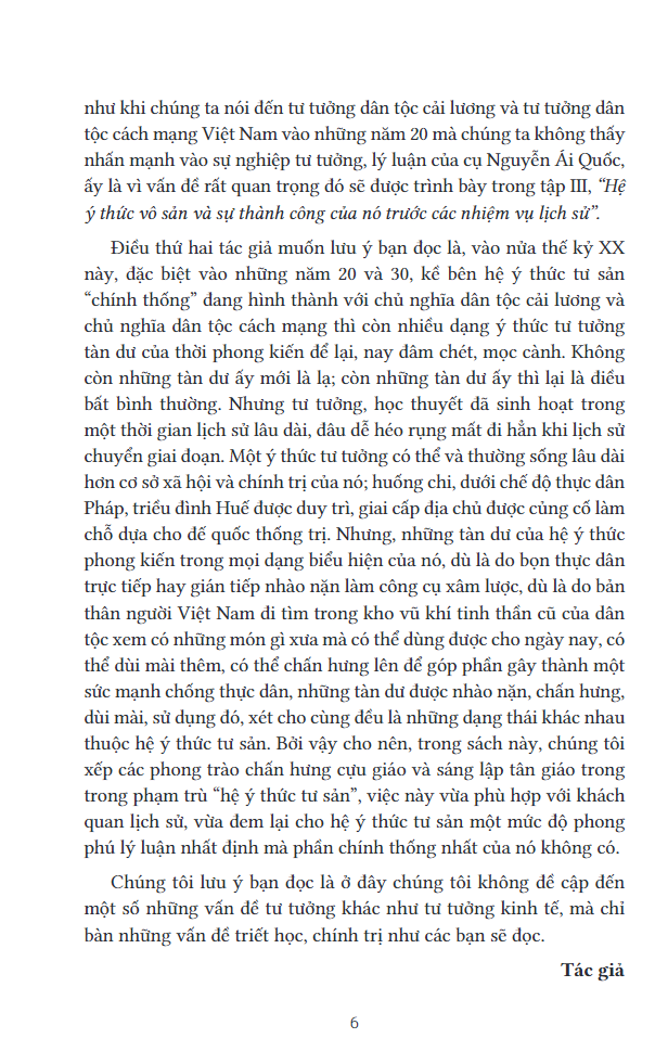 Sự Phát Triển Của Tư Tưởng Ở Việt Nam Từ Thế Kỷ XIX Đến Cách Mạng Tháng Tám - Tập 2