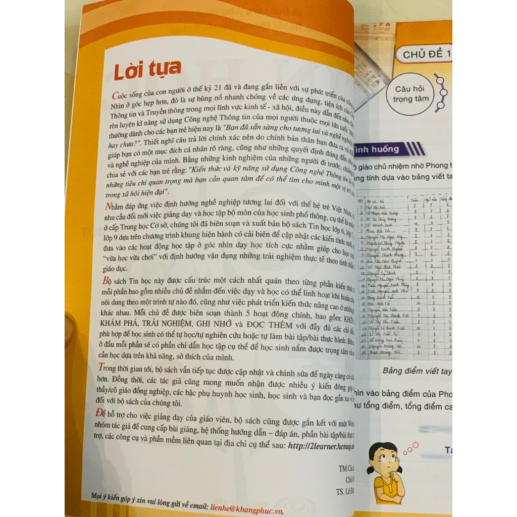 Sách - Combo Tin học Lớp 7 - Tập 1 + 2 (KP)
