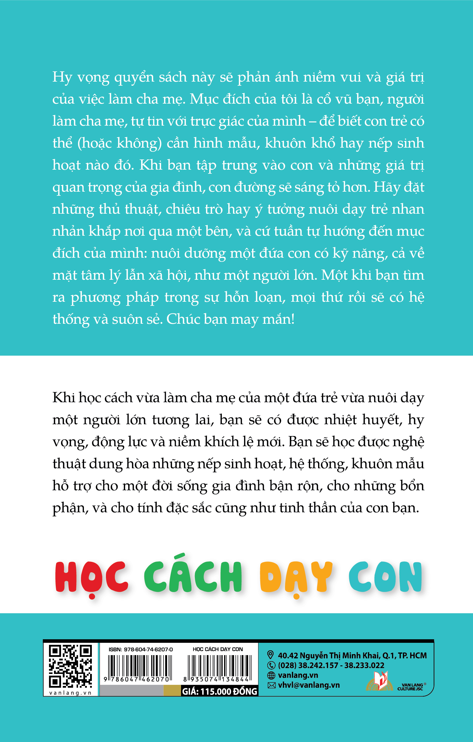 Học Cách Dạy Con - Vanlangbooks