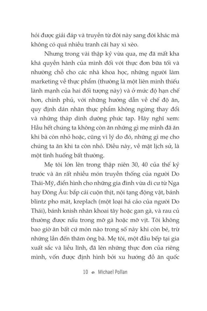 Bênh Vực Thực Phẩm