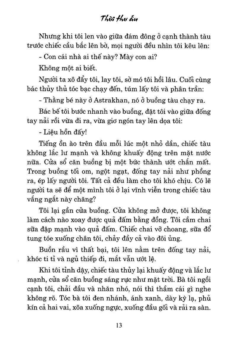 Thời Thơ Ấu (Tái Bản)