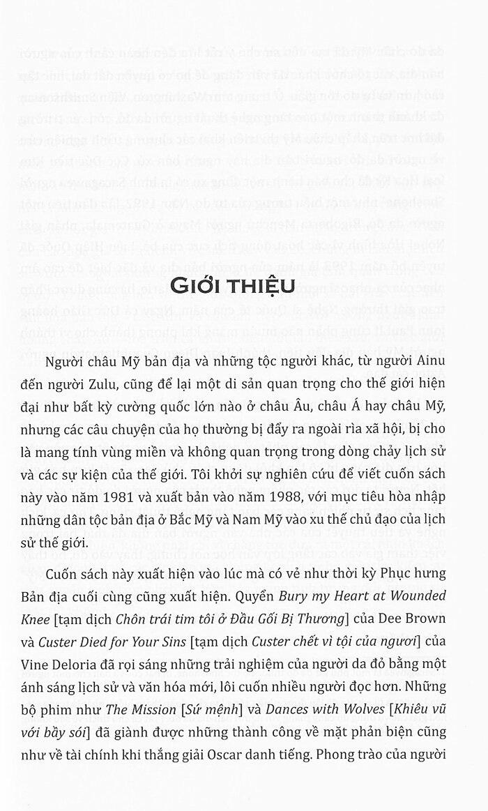 Những Món Quà Của Người Da Đỏ