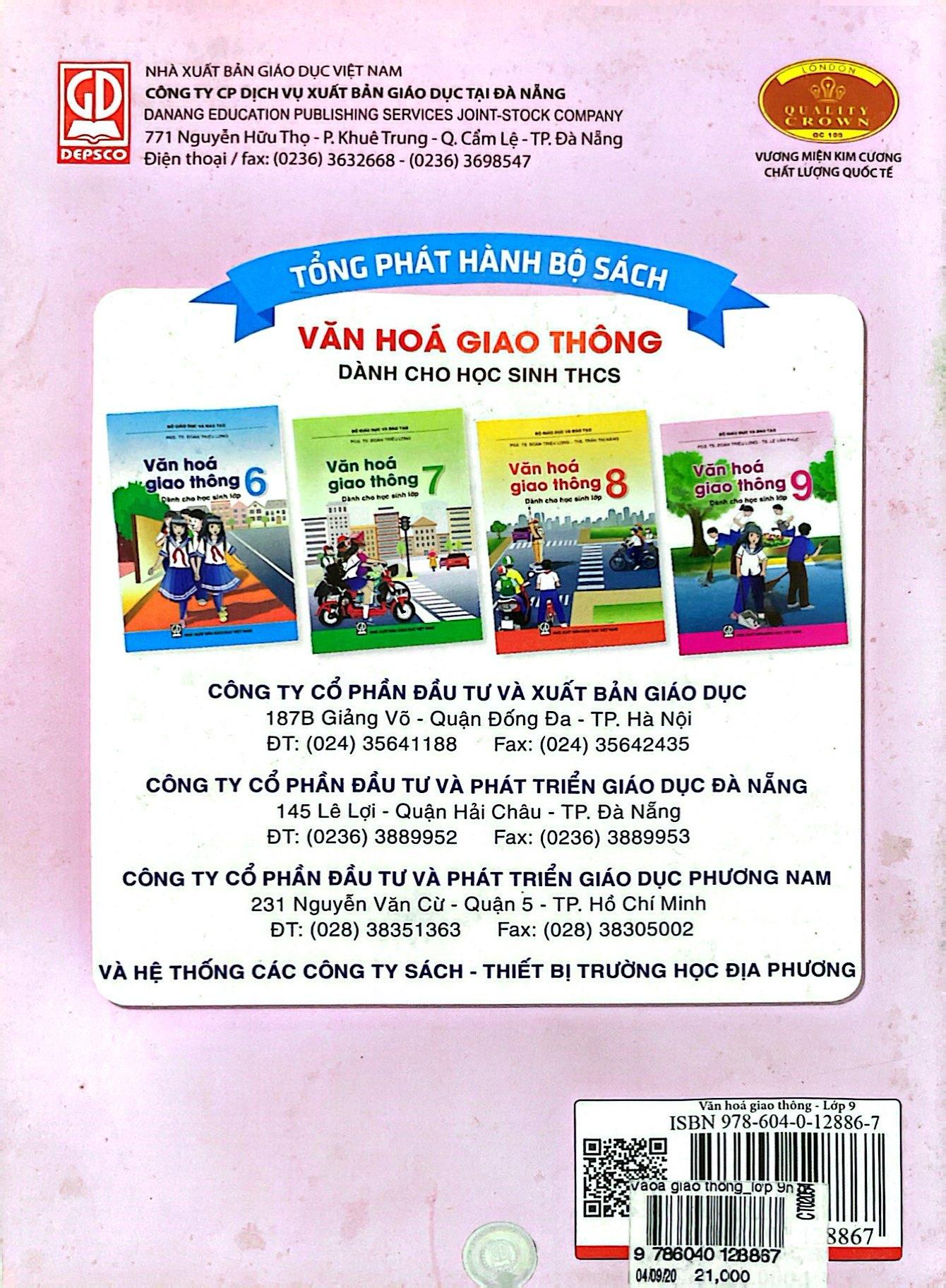 Văn Hóa Giao Thông Lớp 9 (2018)