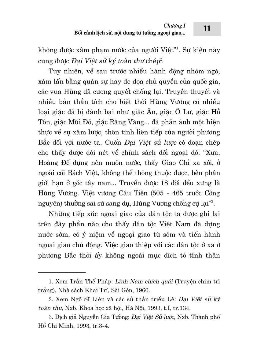 Tư tưởng ngoại giao bảo vệ Tổ quốc trong lịch sử dân tộc Việt Nam (từ thuở lập nước đến năm 1930) (Sách chuyên khảo)