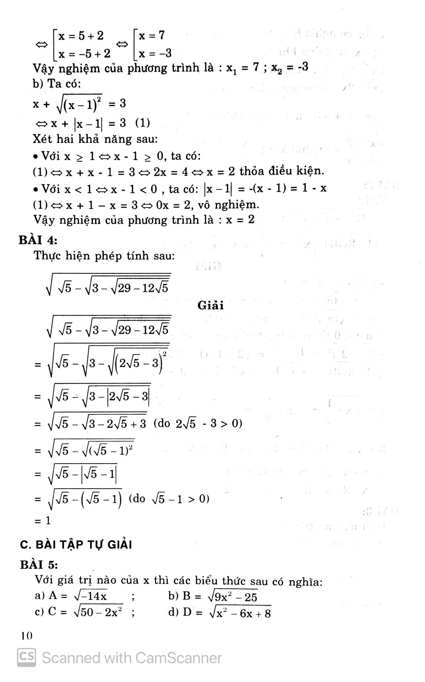 Luyện Thi Toán Đại Số Lớp 9