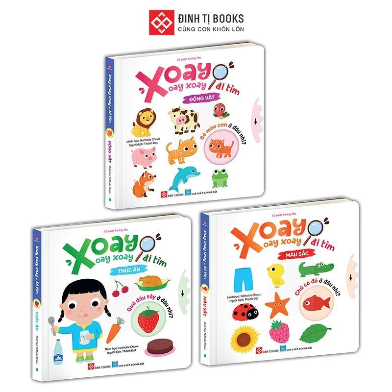 Sách - Xoay, Xoay, Xoay - Đi Tìm ... - Sách Tương Tác Cho Trẻ 0 - 6 Tuổi - Đinh Tị Books