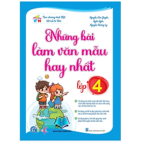 Sách - Những Bài Làm Văn Mẫu Hay Nhất Lớp 4 - Kết nối