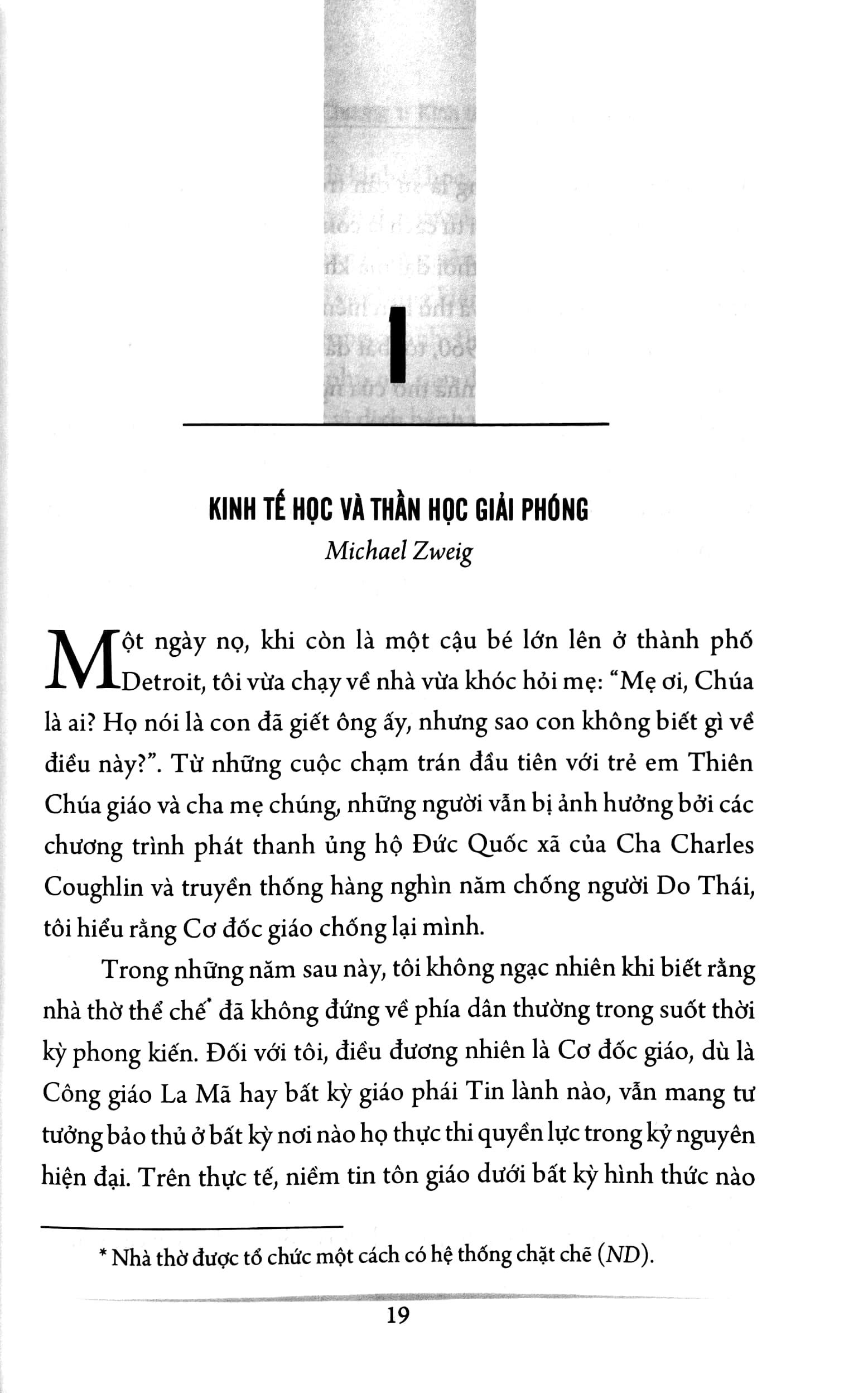 Tôn Giáo Và Công Bằng Kinh Tế