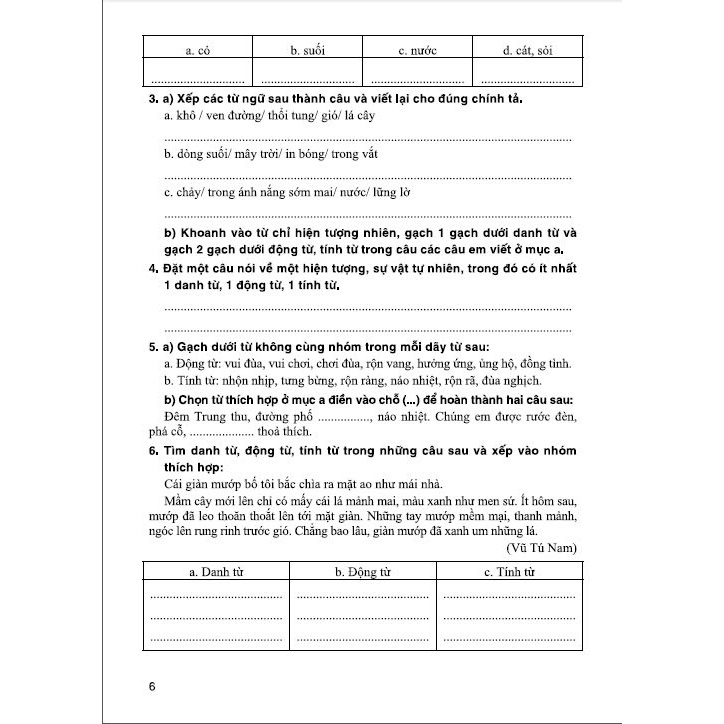 Vở Bài Tập Nâng Cao Từ Và Câu - Lớp 5