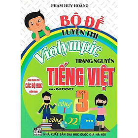 Sách - Bộ Đề Luyện Thi Violympic Trạng Nguyên Tiếng Việt Lớp 3 Trên Internet - Dành Cho SGK Mới Hiện Hành - Hồng Ân