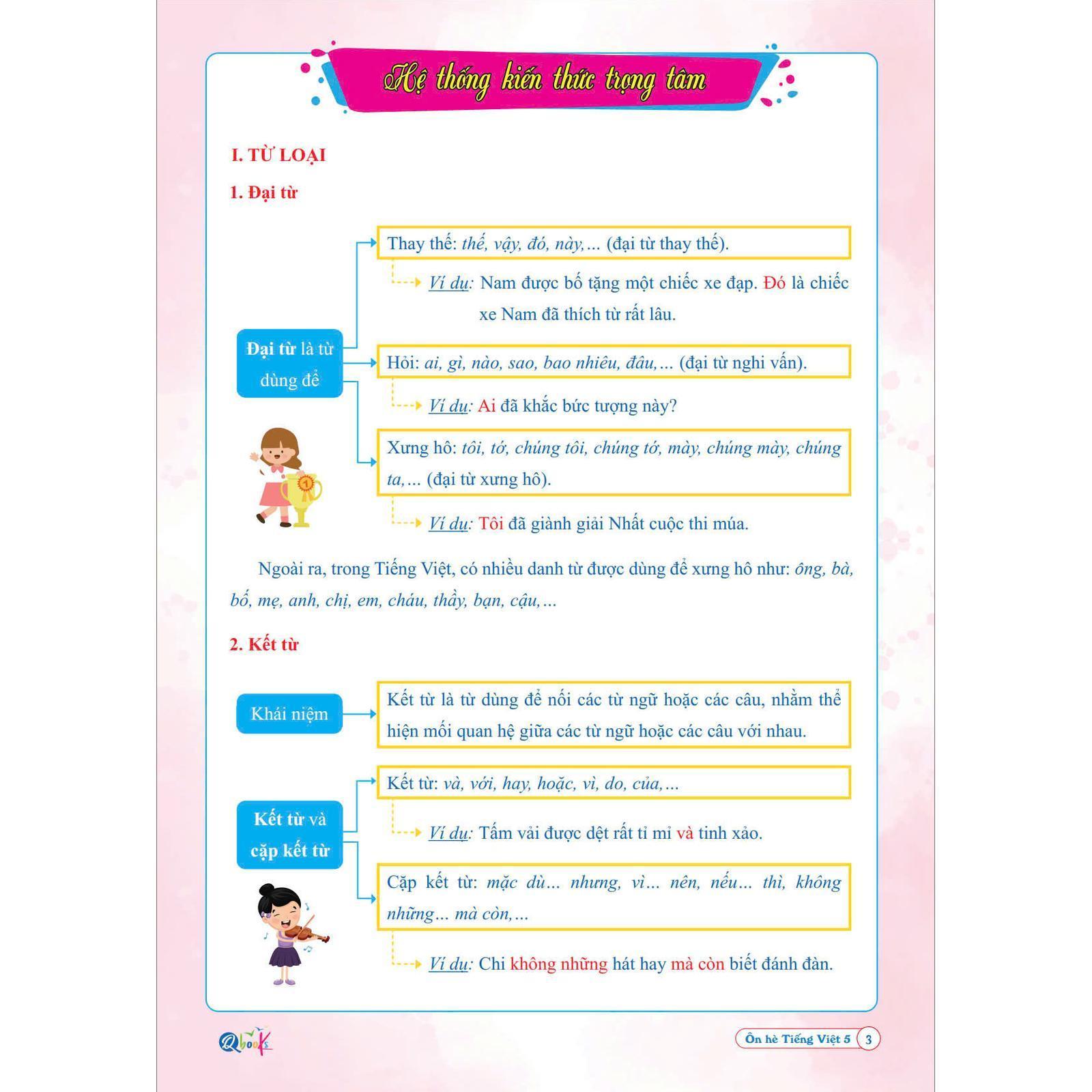 Ôn Hè TIẾNG VIỆT 5 (Chương Trình Mới) - Bản Quyền
