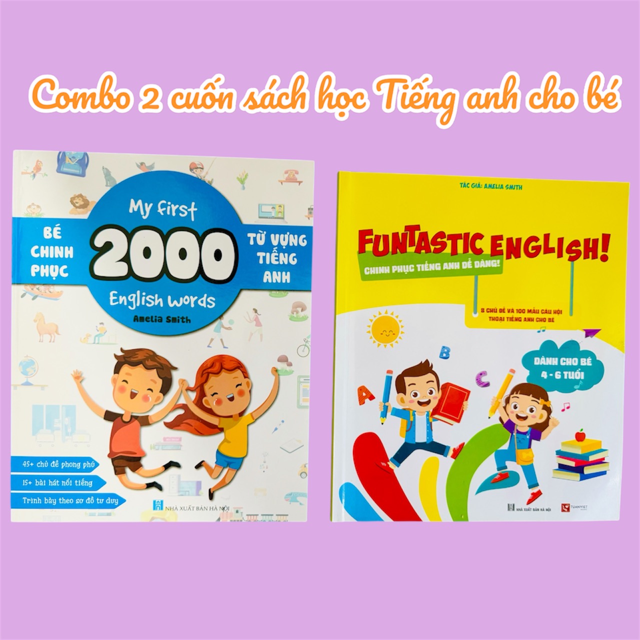 Sách- Chinh Phục Tiếng Anh dễ dàng (dành cho bé 4 - 6 tuổi) Funtastic English