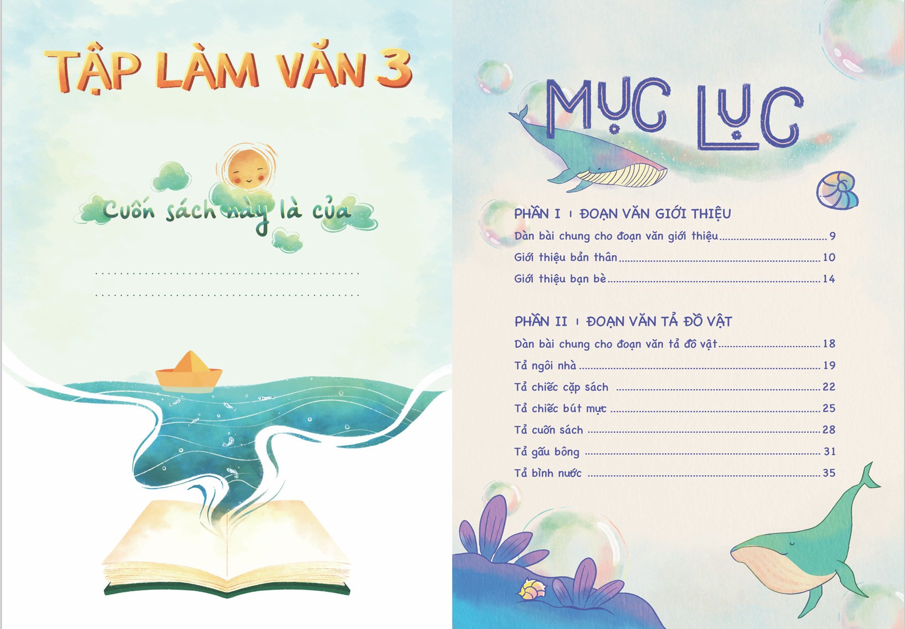 Sách - Tập làm văn 3 (Sơ đồ tư duy – Bài văn tham khảo)