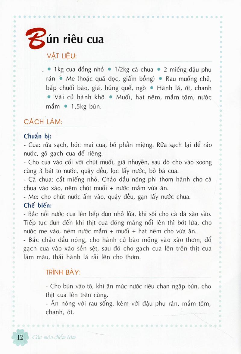 Các Món Điểm Tâm