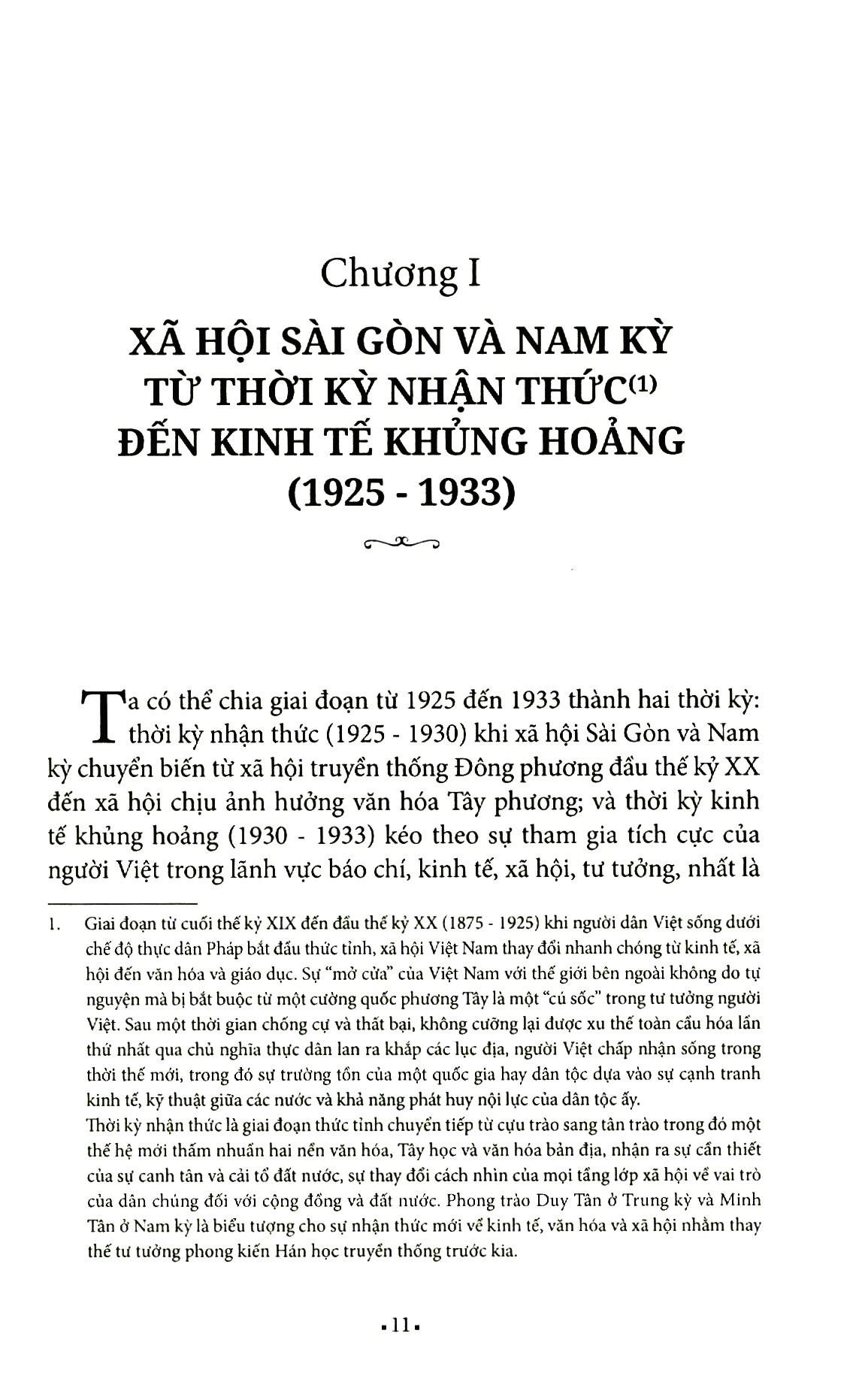 Sài Gòn - Chợ Lớn Đời Sống Xã Hội Và Chính Trị Qua Tư Liệu Báo Chí (1925 - 1945)