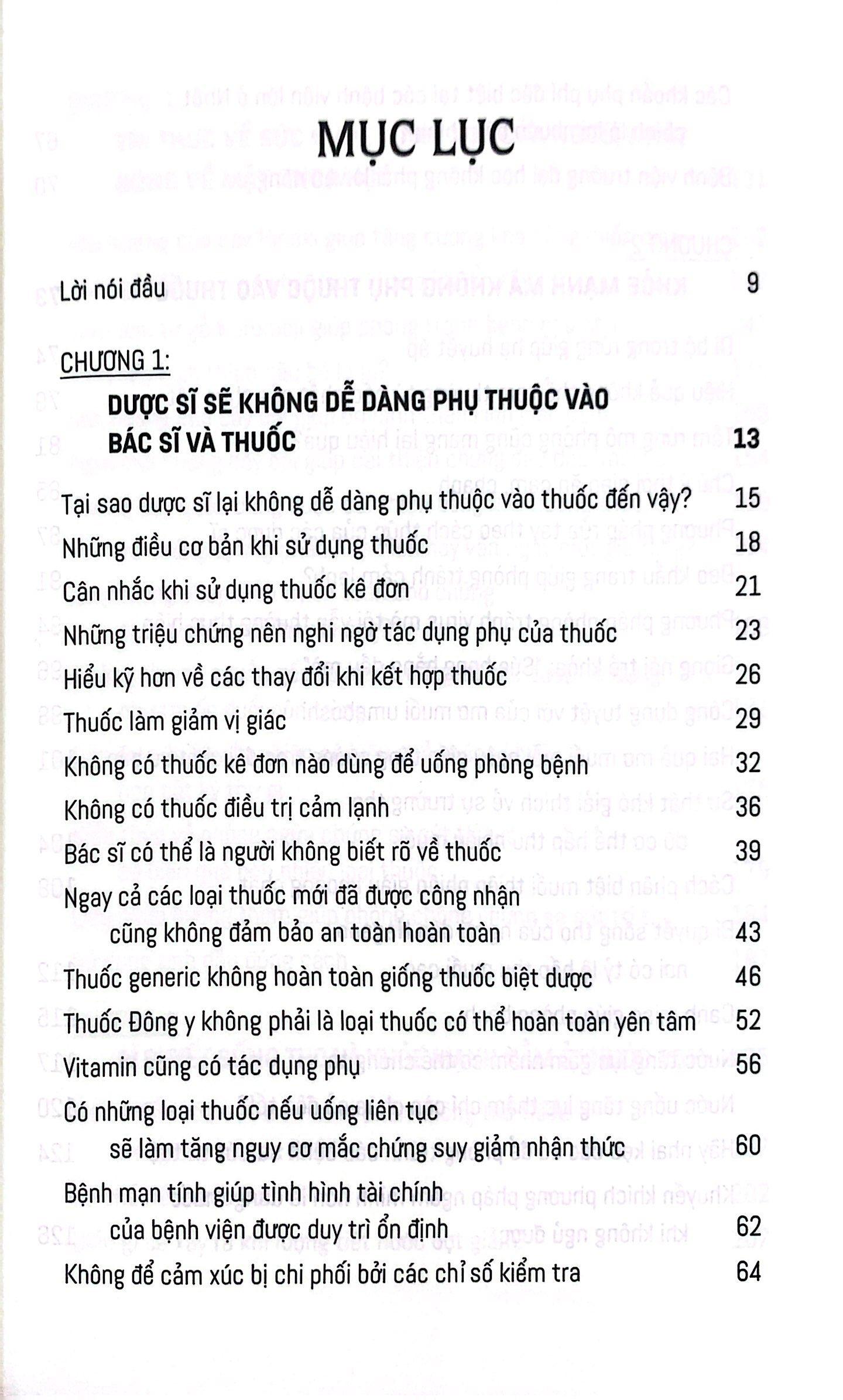 Sống Khoẻ Mạnh Không Phụ Thuộc Vào Thuốc - Lời Khuyên Từ Giáo Sư Ngành Dược