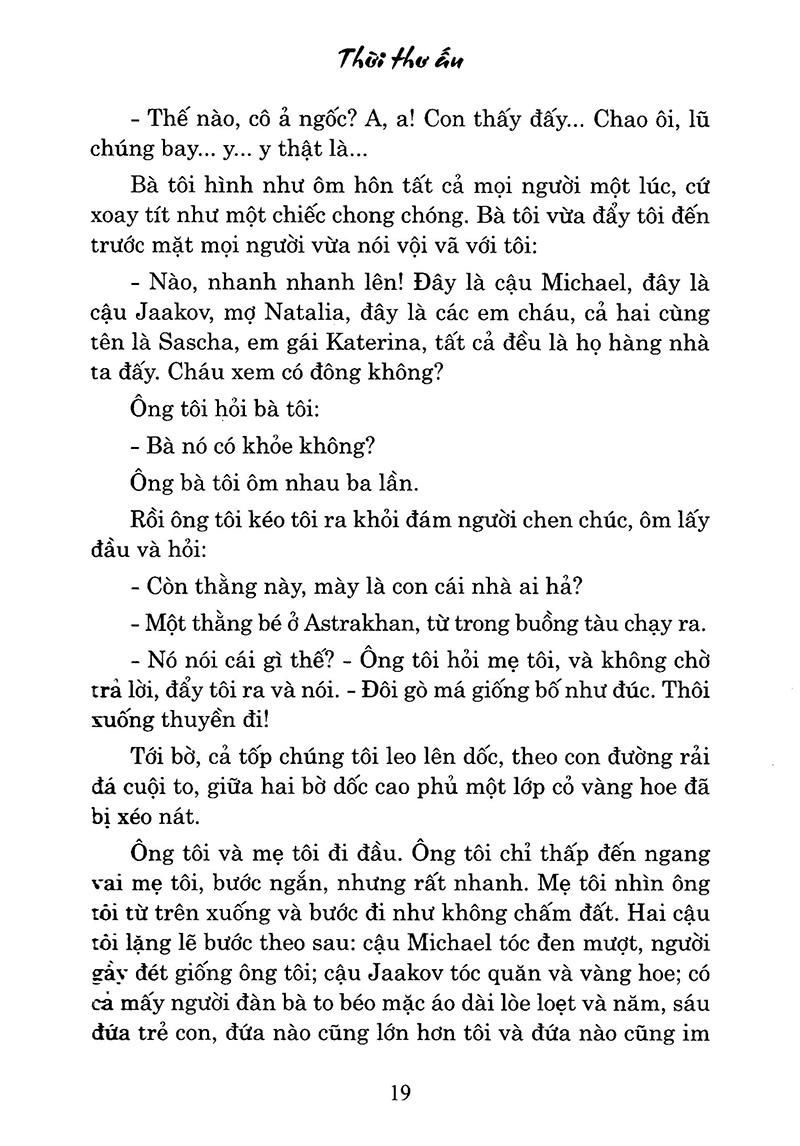 Thời Thơ Ấu (Tái Bản)