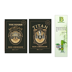 Combo 2 Cuốn Về Gia Tộc Nổi Tiếng Nhất Nước Mỹ: Gia Tộc Morgan + Titan - Gia tộc Rockefeller - Tặng kèm bookmark Bamboo Books