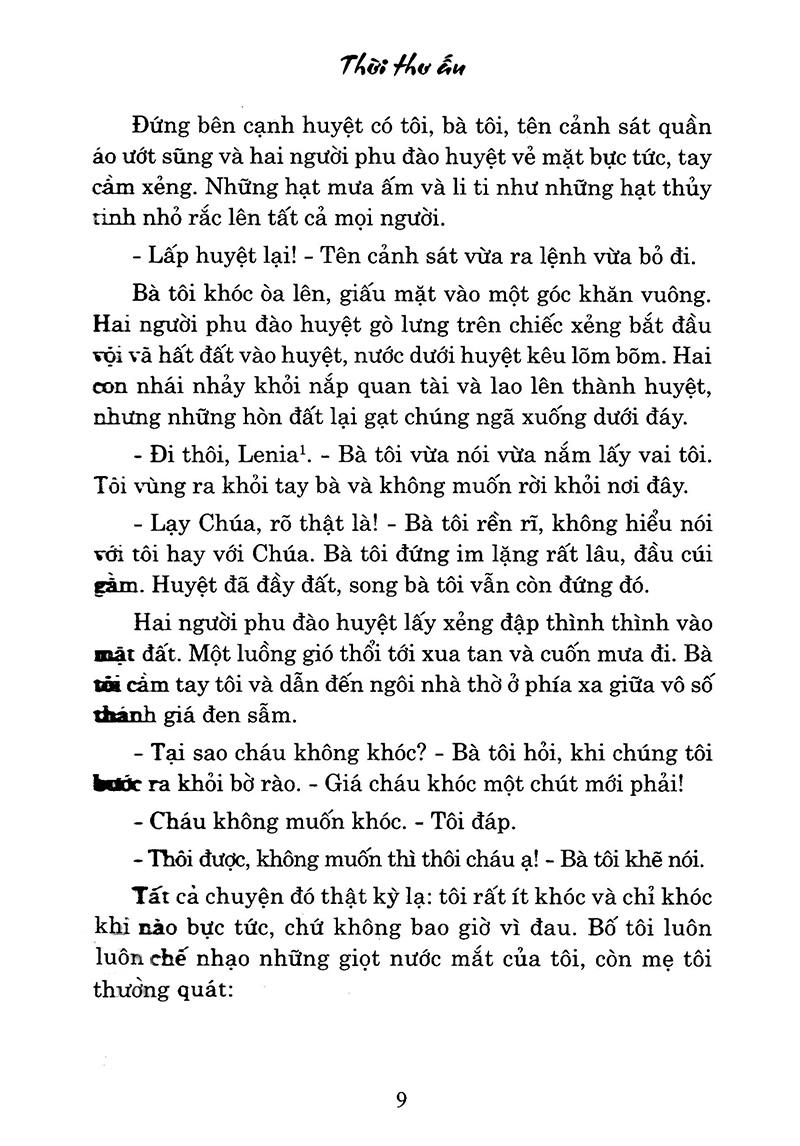 Thời Thơ Ấu (Tái Bản)