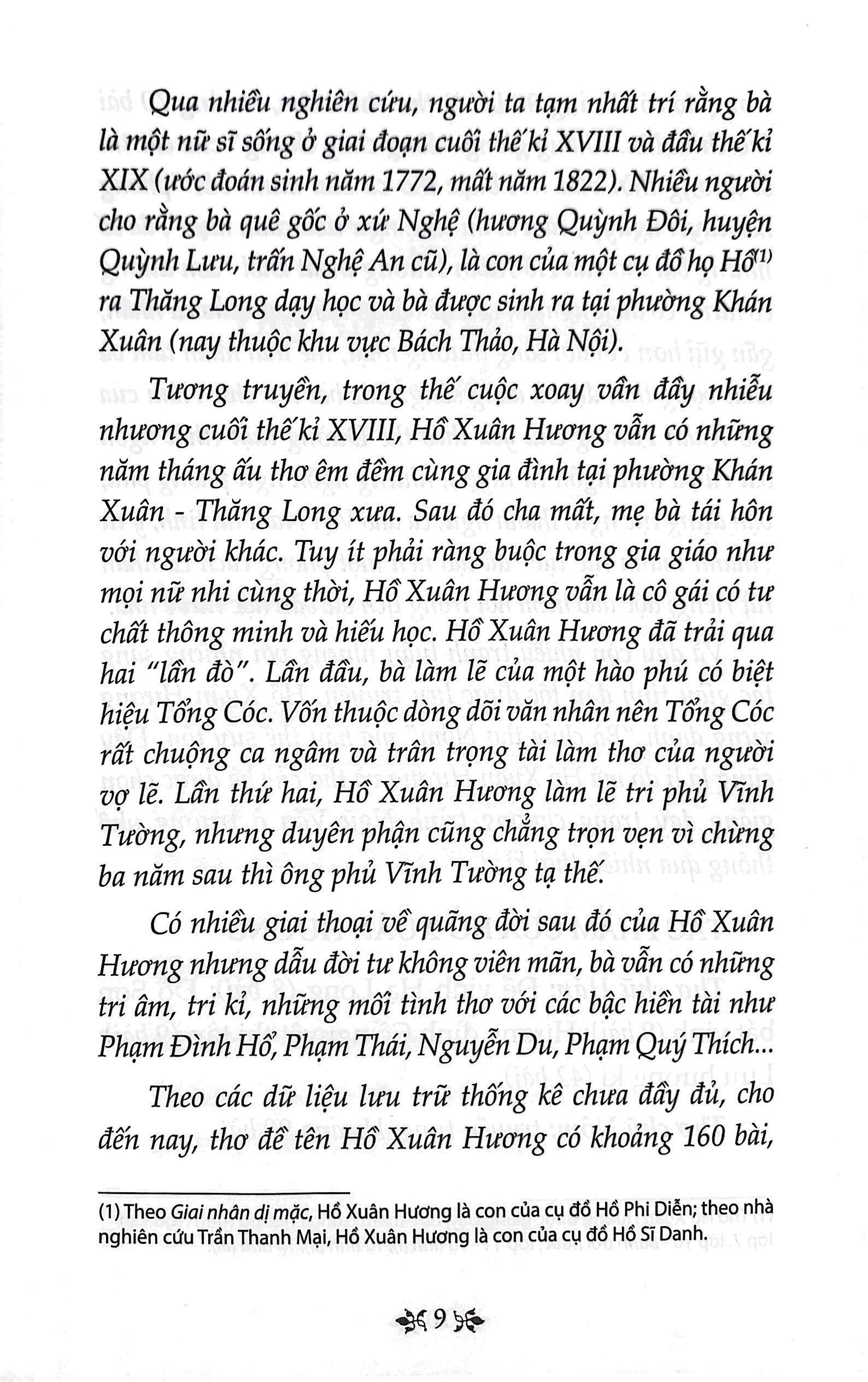 Văn Học Trong Nhà Trường : Thơ Hồ Xuân Hương