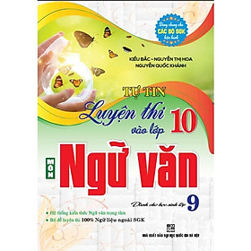Sách - Tự Tin Luyện Thi Vào Lớp 10 Ngữ Văn Dành Cho Học Sinh Lớp 9 - Dùng Chung Các Bộ Sgk Hiện Hành - Hồng Ân