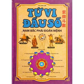 Sách - Tử Vi Đẩu Số - Nam Bắc Phái Đoán Mệnh -  Chu Văn Sơn - NXB Thời Đại - MinhLam
