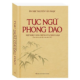 Sách - Tục ngữ Phong Dao ( Bìa Cứng )