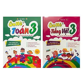￼Sách - (combo 2 cuốn ) Ôn hè toán 3 + ôn hè tiếng việt 3 - dành cho học sinh lớp 3 lên lớp 4