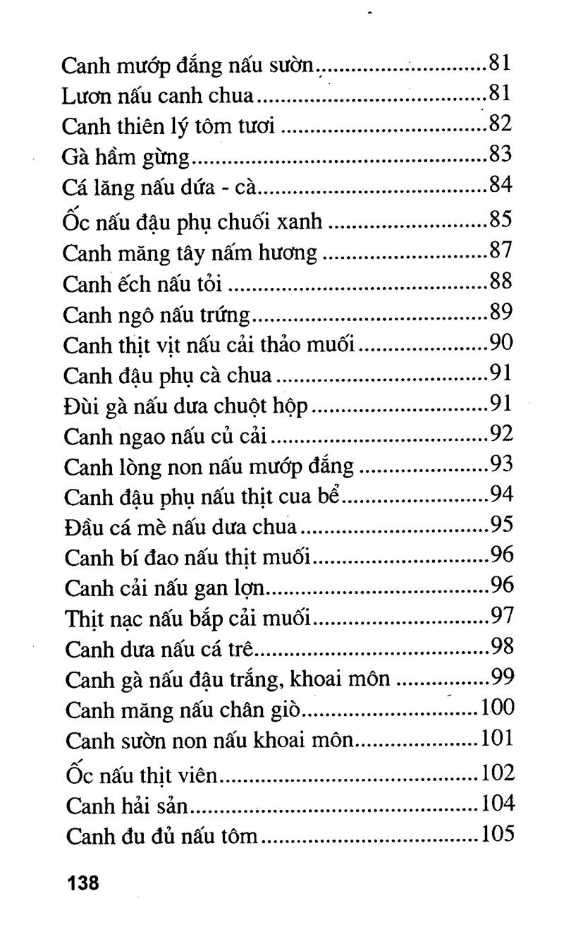Các Món Canh Ngon (Tái Bản 2016)