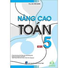Sách - Combo nâng cao toán Lớp 5 - Tập 1+2 ( Dùng cho các bộ sách hiện hành ) #huongbook