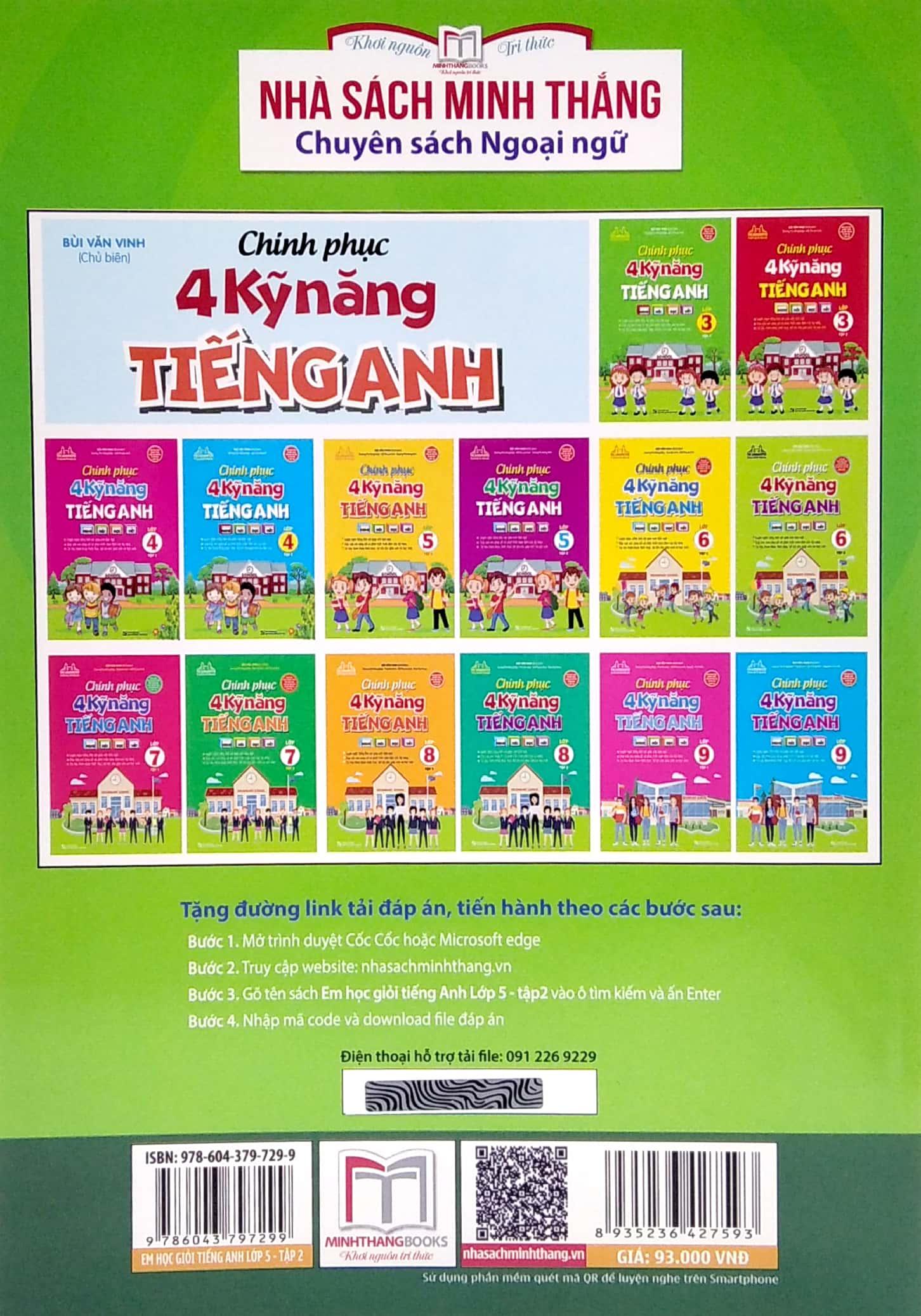 Em Học Giỏi Tiếng Anh Lớp 5 - Tập 2 (Tái Bản 02)