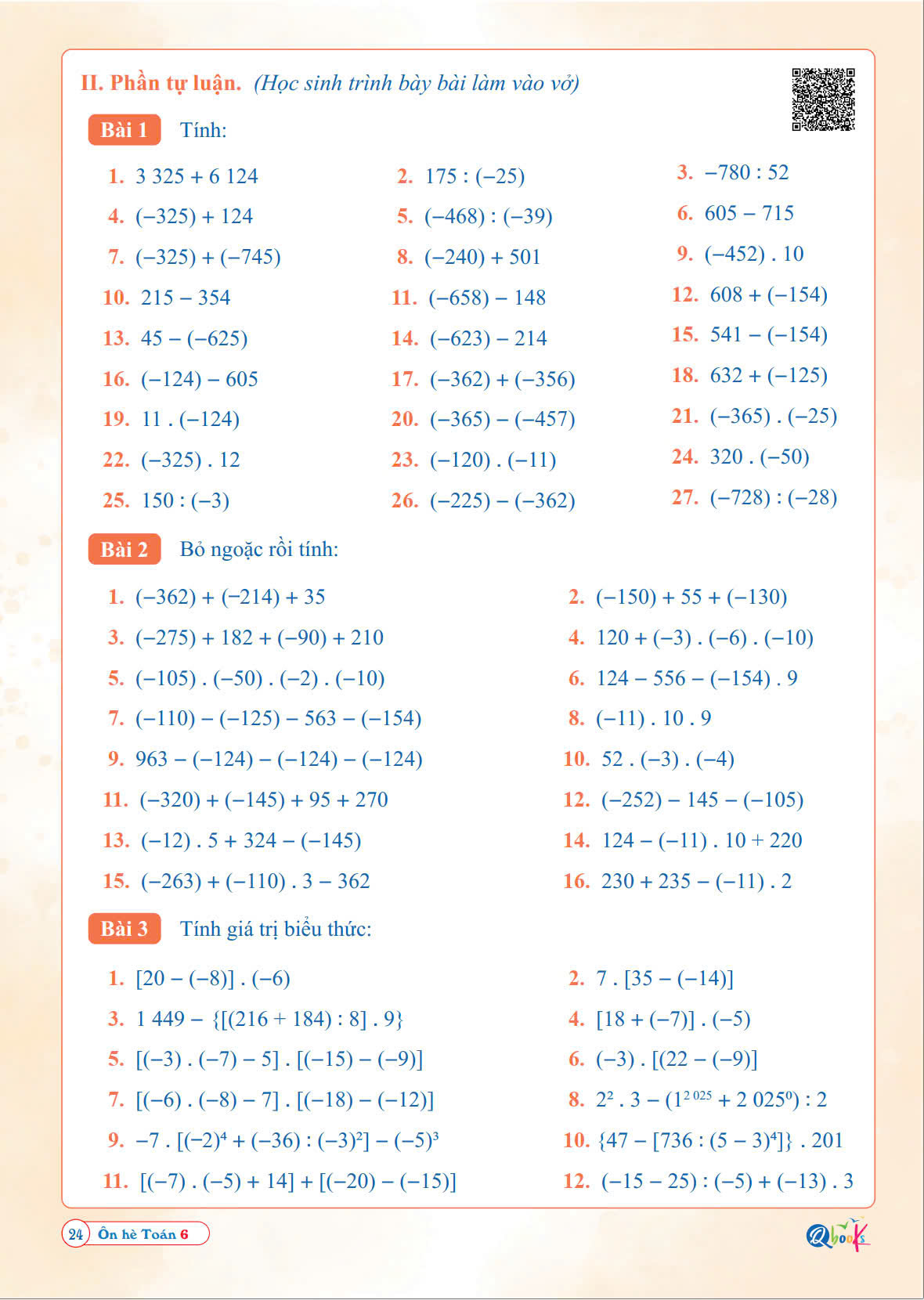 Sách - Ôn Hè Toán 6, Dành Cho Học Sinh Lớp 6 Lên Lớp 7