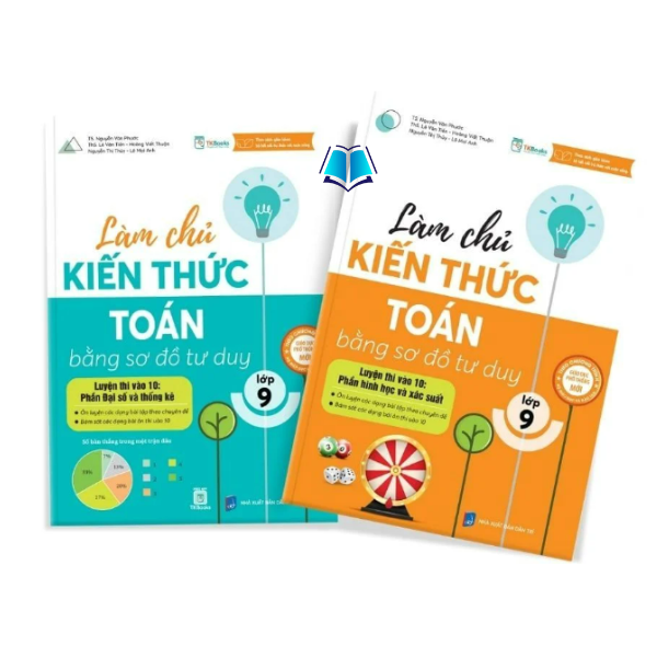 Sách - Combo/Lẻ Làm chủ kiến thức bằng sơ đồ tư duy lớp 9 Toán - Ngữ Văn - Tiếng Anh