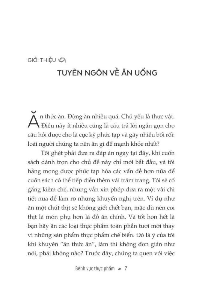 Bênh Vực Thực Phẩm