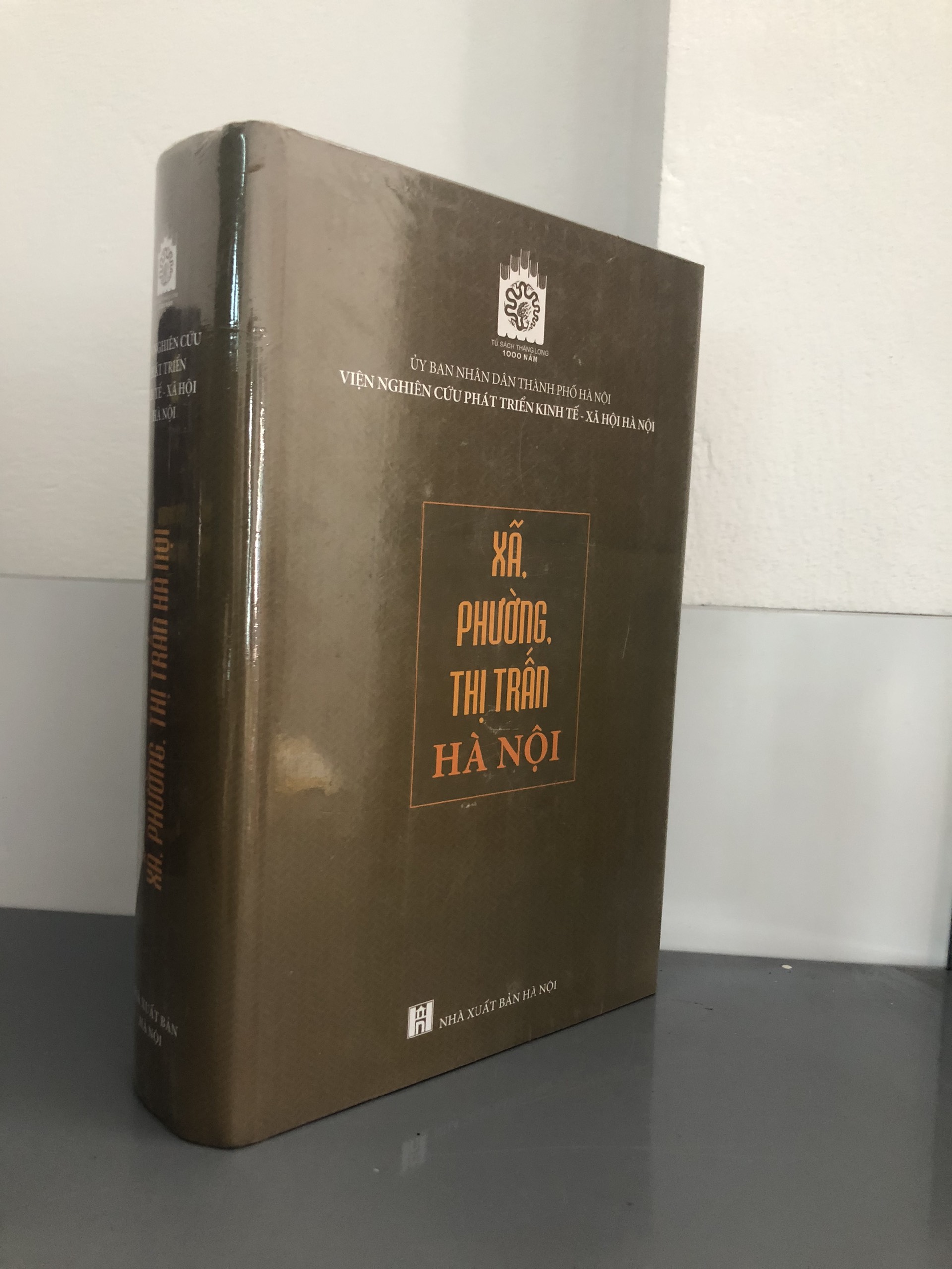 bìa cứng - Xã, phường, thị trấn Hà Nội - Tủ sách 1000 năm Thăng Long - Hà Nội