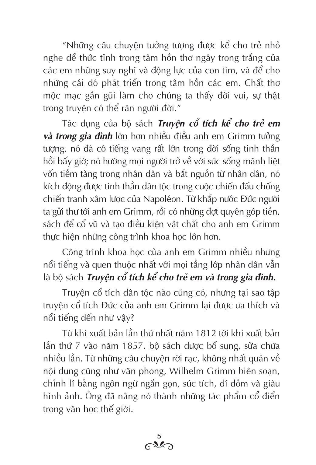 Truyện Cổ Grimm - Tập 1 (Tái Bản)