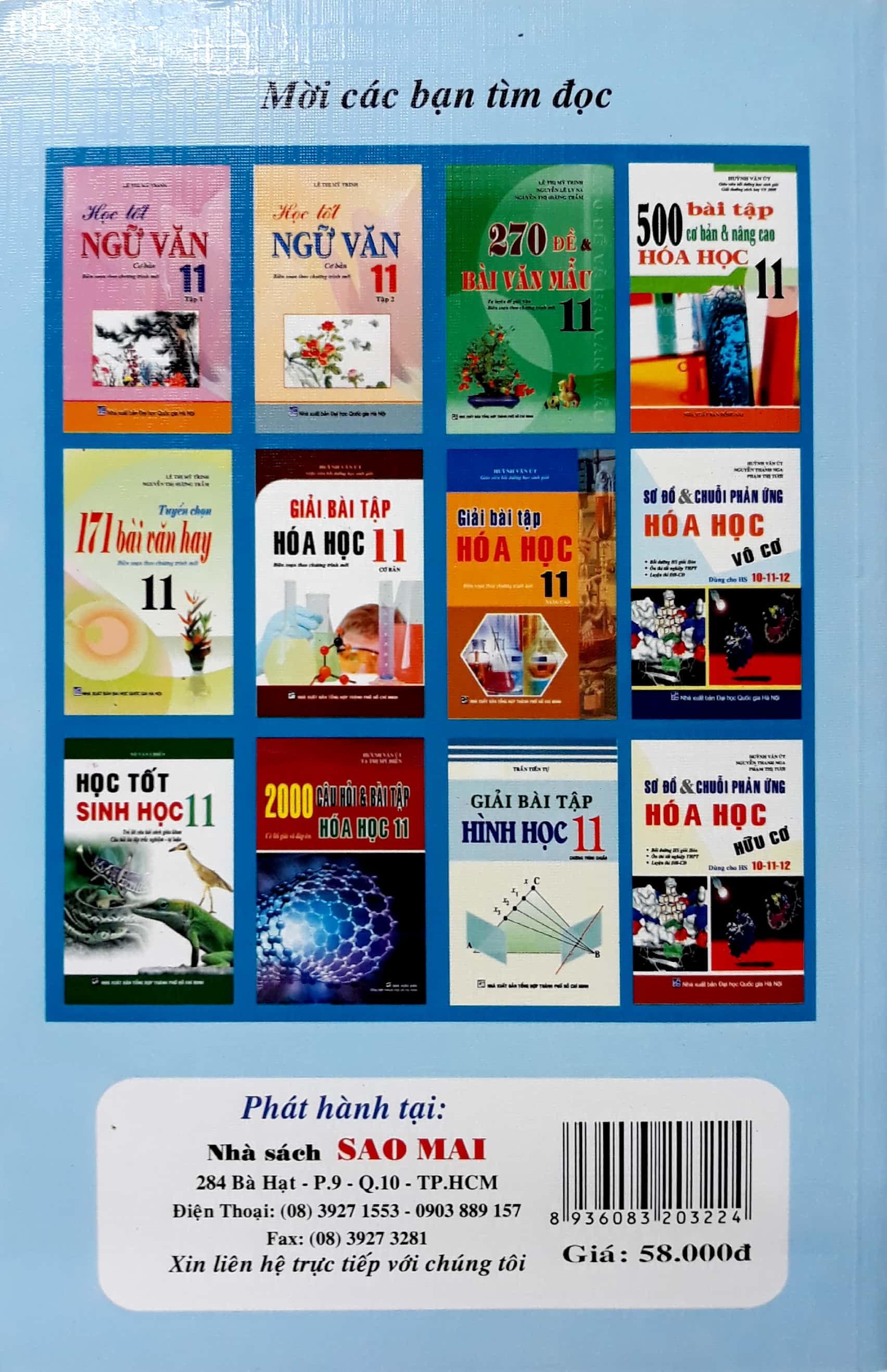 Giải Bài Tập Đại Số Và Giải Tích Lớp 11 (Nâng Cao) (Tái Bản 2015)