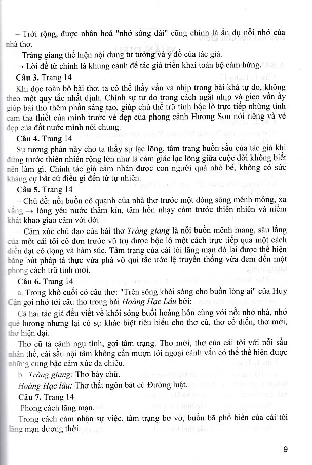 Hướng dẫn học và làm bài ngữ văn 12 - Chân trời sáng tạo - Tập 1