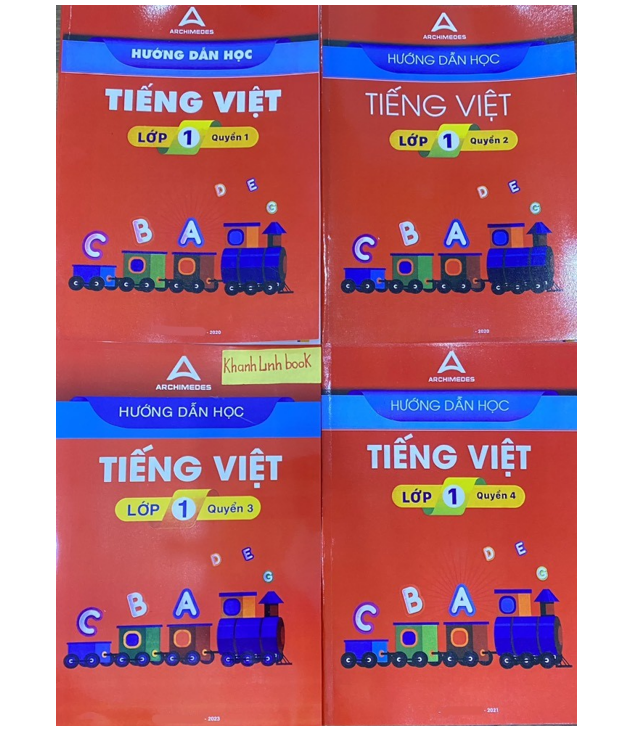 Sách - Combo 4 cuốn Hướng dẫn học tiếng việt lớp 1 ( 2023 )