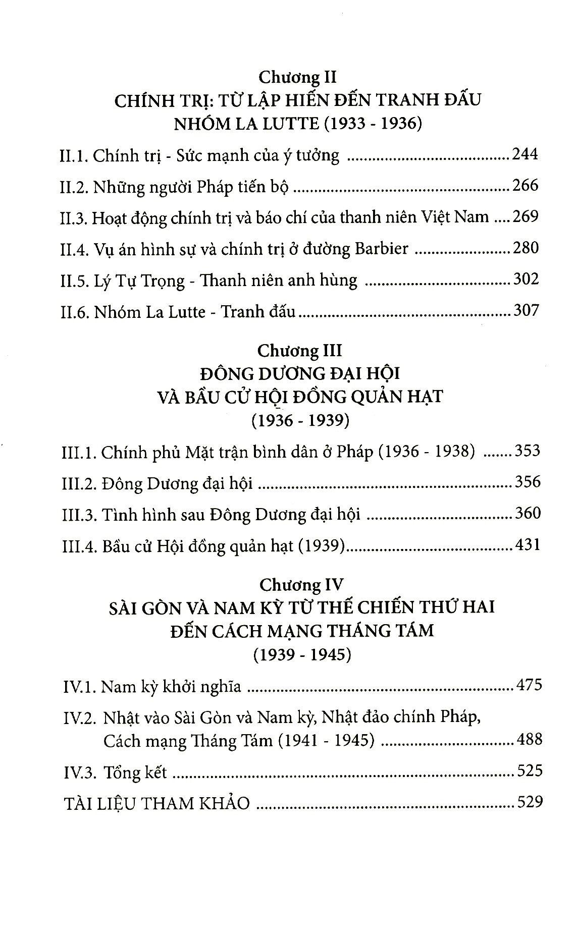 Sài Gòn - Chợ Lớn Đời Sống Xã Hội Và Chính Trị Qua Tư Liệu Báo Chí (1925 - 1945)
