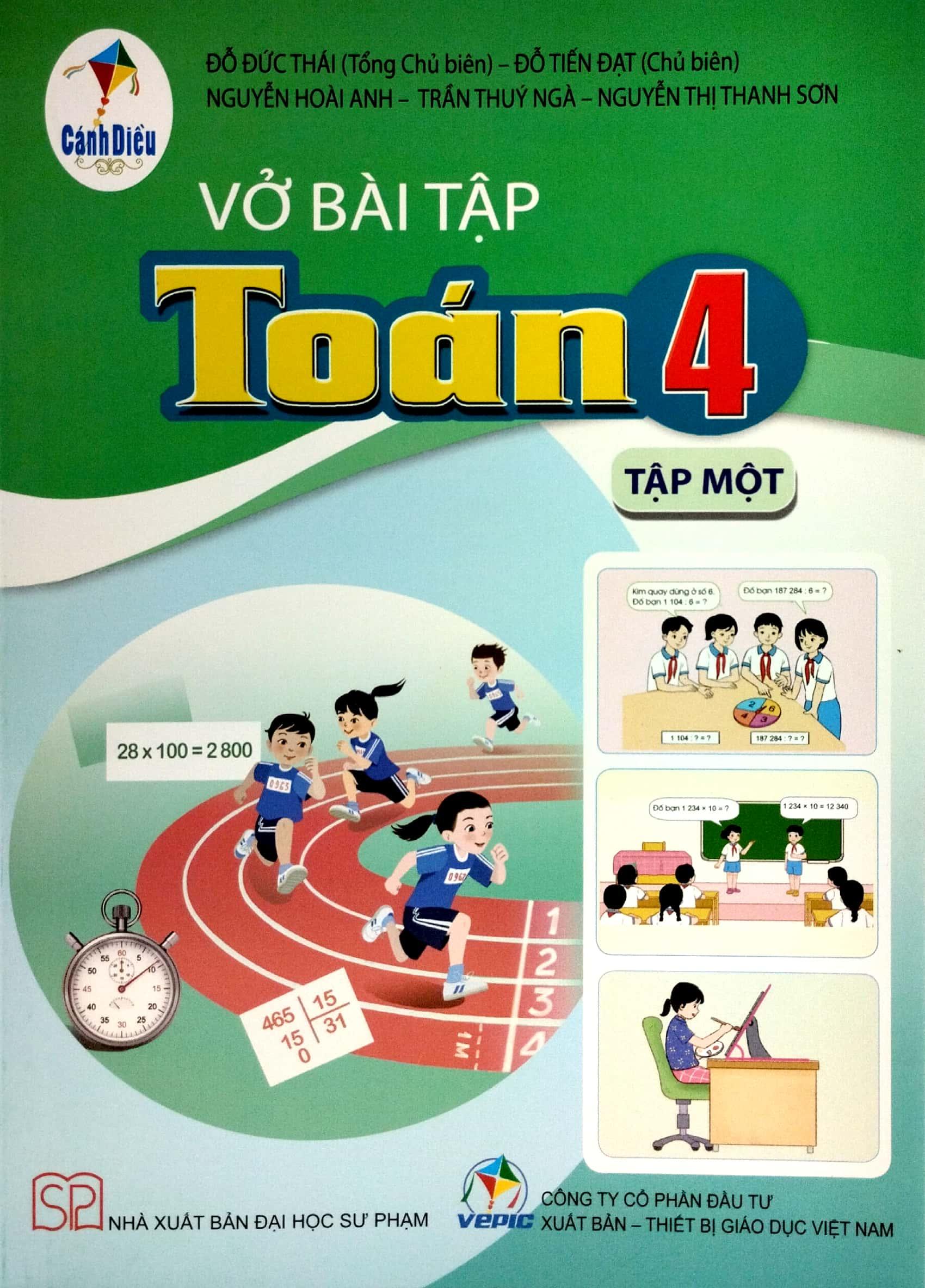Vở Bài Tập Toán 4 - Tập 1 (Cánh Diều) (Chuẩn)