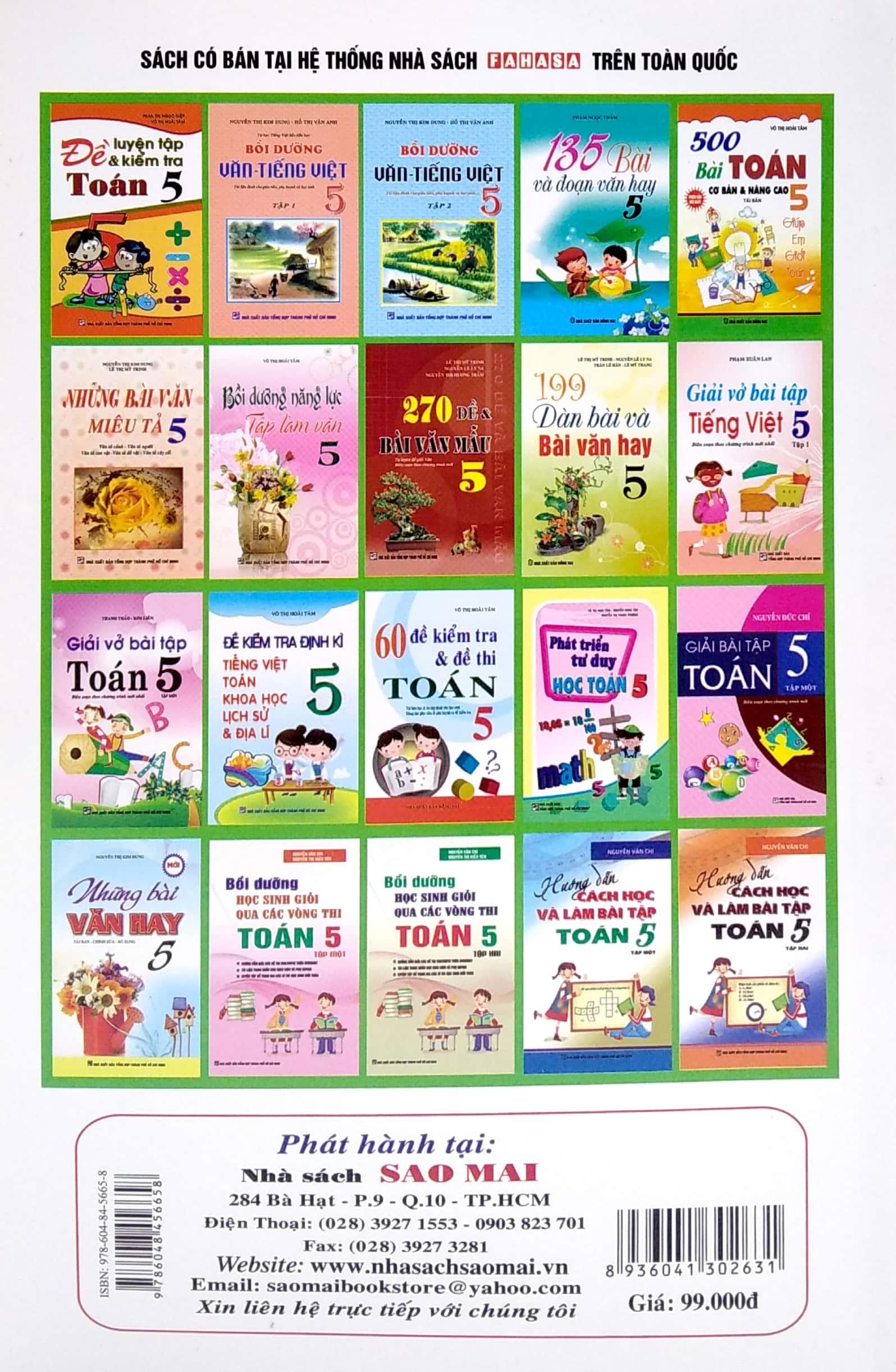 60 Đề Kiểm Tra Và Đề Thi Tiếng Việt 5