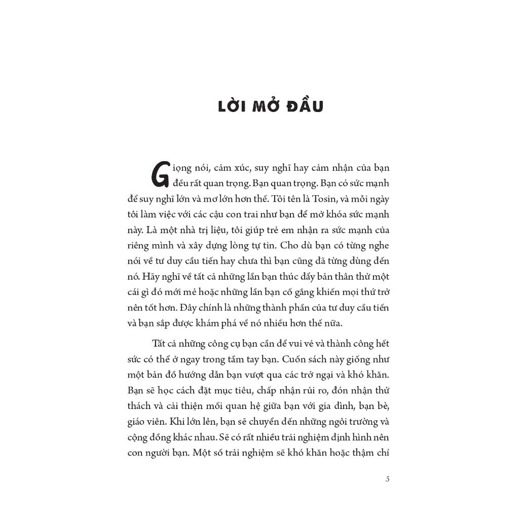 Xây Dựng Tư Duy Cầu Tiến Cho Bạn Trai - Dành Cho Thiếu Niên - Bản Quyền